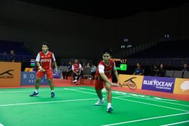 Apriyani/Fadia tunjukkan kualitas dengan samakan skor 2-2 lawan Thailand dalam laga BAMTC 2023