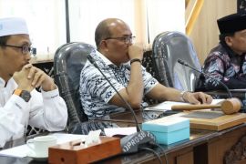 Perwakilan media sampaikan asipirasi ke DPRD Sumbar terkait Pansel KI Sumbar