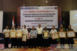 Kemenkumham Babel Laksanakan Rakor Sinergi Pembangunan Hukum dan HAM