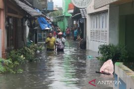 Solo terendam banjir akibat hujan sejak siang