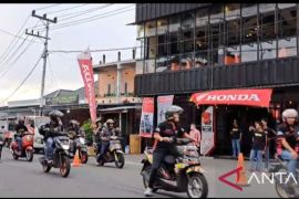 DAW Bersama Ikatan Motor Honda Malut Fun Riding hingga Edukasi Keselamatan Berkendara #Cari_Aman