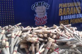 Bea Cukai Kudus bongkar 19 kasus rokok  ilegal