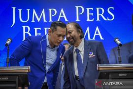 Surya Paloh bertemu AHY perkokoh Koalisi Perubahan