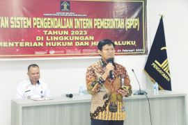 Kanwil Kemenkumham Maluku gelar  penguatan Sistem Pengendalian Intern Pemerintah