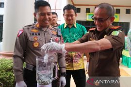 Kejari Tapin musnahkan senjata api "Glock 19"