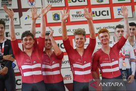 Denmark juara team pursuit putra UCI Track Nation Cup 2023