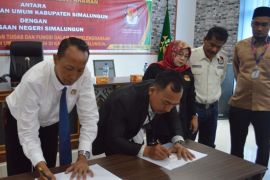 KPU Simalungun MoU dengan kejaksaan untuk Pemilu 2024