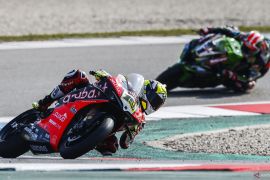 Alvaro Bautista dan Michael Ruben Rinaldi antisipasi trek basah WSBK Mandalika