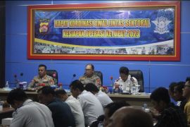 Polda Banten gelar rapat koordinasi awal persiapan Operasi Ketupat 2023