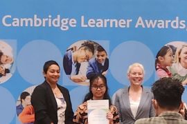 Siswa SMA Mutiara Harapan kembali dapat penghargaan dari Cambridge