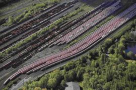 Pekerja transportasi umum Jerman lancarkan aksi mogok kerja tuntut kenaikan upah
