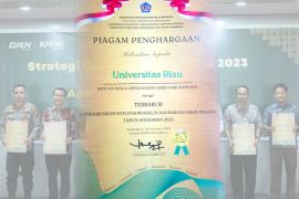 UNRI raih penghargaan terbaik III kategori produktifitas pengelolaan barang milik negara