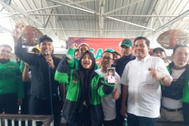 Pengemudi daring Surabaya-Sidoarjo deklarasikan dukung Ganjar Pranowo