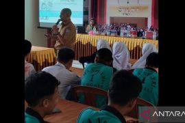 Dinas Kesehatan Bangka Selatan sapa sekolah dalam rangka pencegahan narkoba dan pernikahan dini
