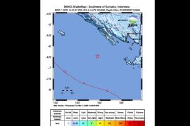Gempa M5,3 guncang wilayah Tanggamus, Lampung