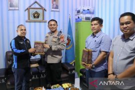 Pererat kemitraan, Kapolres Murung Raya silaturahmi ke PWI