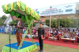 Pj Wako Payakumnbuh jadi pembina upacara Hari Amal Bhakti ke-77