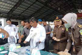 Kejari Belitung musnahkan barang bukti 614,93 gram sabu