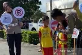 Polres Bangka Barat tanamkan budaya tertib lalu lintas sejak dini
