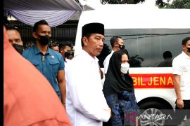 Presiden lepas keberangkatan jenazah istri Kepala Staf Presiden Moeldoko