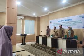 Pemkab Dharmasraya-BPJS Ketenagakerjaan rakor percepatan pembentukan agen perisai nagari