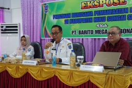 DPMPTSP HSS fasilitasi ekspose persetujuan komitmen PBPH PT Barito Mega Karbonate