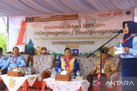 Kemenkumham Babel Lakukan Diseminasi Cerdas Hukum Kepada Pramuka