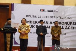 Ketua KPK bekali politik cerdas ke partai lokal Aceh, ingatkan jangan sampai ditangkap
