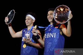 Fajar/Rian rebut gelar juara All England pertama