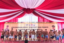 Kodim 0421 Lampung Selatan gelar kejuaraan body contest