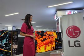 Desain TV bernuansa seni asal Korsel kini mulai dipasarkan di Jatim