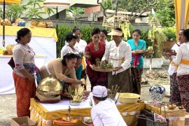 Umat Hindu Sumsel gelar upacara "Tawur Kesanga"