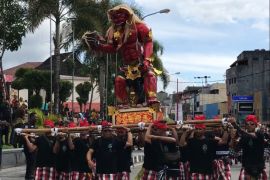 Peringati Nyepi, Umat Hindu di Ambon gelar Pawai Ogoh-Ogoh