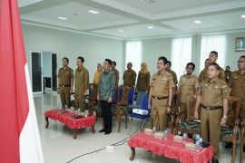 Pj.Wali Kota Tebing Tinggi ikuti rakor pemberantasan korupsi secara virtual