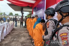 14 tersangka narkoba di Meranti ditangkap, satu anak-anak