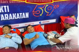 Lapas Batulicin bantu masyarakat dengan donor darah