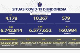 Satgas: Angka kesembuhan COVID-19 bertambah 224 orang
