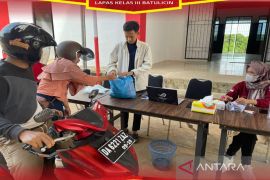 Lapas Batulicin buka layanan "drive thru" bagi penguniung