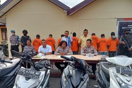 Polisi tangkap delapan pencuri kendaraan bermotor di Manokwari