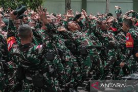 Pelepasan pasukan Yonif Raider 631/ATG ke Papua