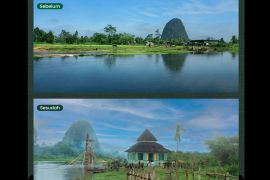 Butuh satu bulan bangun set surau & kincir angin "Buya Hamka"