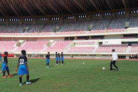 Siswa PFA dilatih menerapkan metode sepak bola modern