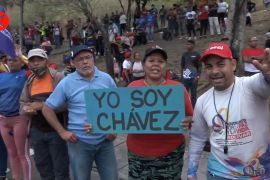 Warga Caracas, Venezuela masih peringati kematian Hugo Chavez