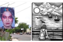 Catatan Ary Juliyant: Antara Ekspresi Sisasa, di lepas Pantai Padang Bai dan Ilustrasi Azzura