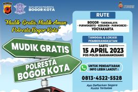 Polresta Bogor sediakan tiga bus mudik gratis jalur selatan Jawa