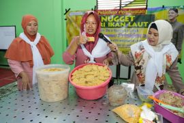 Warga pesisir Lamongan dilatih pembuatan nuget ikan laut