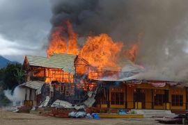 Danrem 173: Kebakaran Kantor Bupati Dogiyai diduga akibat korsleting