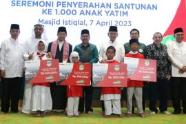 Wamenag Zainut Tauhid sebut santuni anak yatim sama dengan dukung masjid ramah anak