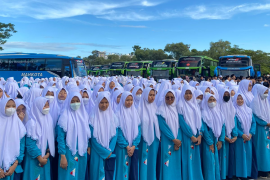 Ribuan santri Tebuireng "mudik bareng"