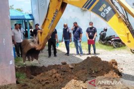 Polda Aceh gali pondasi ruang Pinere RSUD Nagan Raya terkait dugaan korupsi
